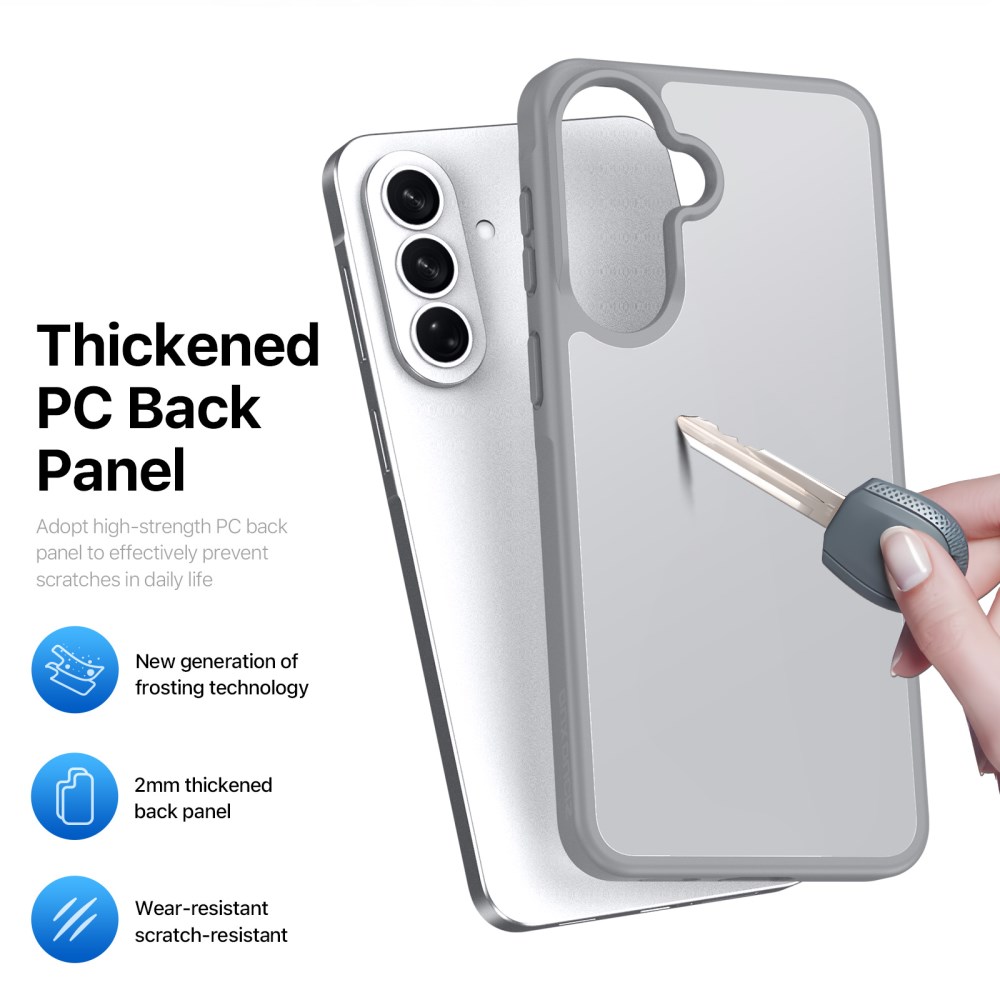 Dux Ducis Yind Samsung Galaxy A37/A36/A56 Hoesje Back Cover Matte Grijs afbeelding 6