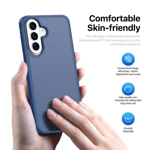 Dux Ducis Yind Samsung Galaxy A37/A36/A56 Hoesje Back Cover Matte Blauw afbeelding 5