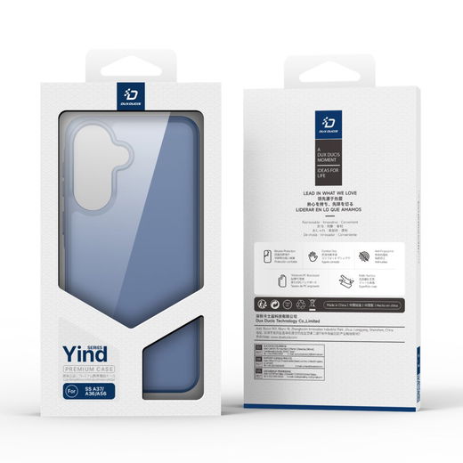 Dux Ducis Yind Samsung Galaxy A37/A36/A56 Hoesje Back Cover Matte Blauw afbeelding 8