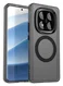 Poco X7 Redmi Note 14 Pro 5G Hoesje MagSafe Backcover Semi-Transparant & Zwart afbeelding 1