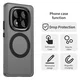 Poco X7 Redmi Note 14 Pro 5G Hoesje MagSafe Backcover Semi-Transparant & Zwart afbeelding 2