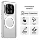 Xiaomi Poco X7 / Redmi Note 14 Pro 5G Hoesje MagSafe Semi-Transparant & Wit afbeelding 2