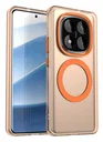 Xiaomi Poco X7 / Redmi Note 14 Pro 5G Hoesje MagSafe Semi-Transparant & Oranje