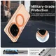 Xiaomi Poco X7 / Redmi Note 14 Pro 5G Hoesje MagSafe Semi-Transparant & Oranje afbeelding 3