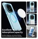 Xiaomi Poco X7 / Redmi Note 14 Pro 5G Hoesje MagSafe Semi-Transparant & Blauw afbeelding 6