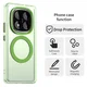 Xiaomi Poco X7 / Redmi Note 14 Pro 5G Hoesje MagSafe Semi-Transparant & Groen afbeelding 2
