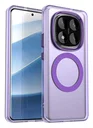 Xiaomi Poco X7 / Redmi Note 14 Pro 5G Hoesje MagSafe Semi-Transparant & Paars