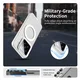 Xiaomi 15 Hoesje MagSafe Backcover Semi-Transparant & Wit afbeelding 4