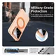 Xiaomi 15 Hoesje MagSafe Backcover Semi-Transparant & Oranje afbeelding 4