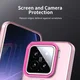 Xiaomi 15 Hoesje MagSafe Backcover Semi-Transparant & Roze afbeelding 8