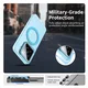 Xiaomi 15 Hoesje MagSafe Backcover Semi-Transparant & Blauw afbeelding 2