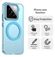 Xiaomi 15 Hoesje MagSafe Backcover Semi-Transparant & Blauw afbeelding 6