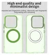 Xiaomi 15 Hoesje MagSafe Backcover Semi-Transparant & Groen afbeelding 10