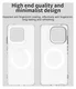 Motorola Edge 60 Fusion Hoesje MagSafe Backcover Semi-Transparant & Wit afbeelding 9