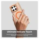 Motorola Edge 60 Fusion Hoesje MagSafe Backcover Semi-Transparant & Oranje afbeelding 10