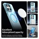 Motorola Edge 60 Fusion Hoesje MagSafe Backcover Semi-Transparant & Blauw afbeelding 6