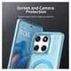 Motorola Edge 60 Fusion Hoesje MagSafe Backcover Semi-Transparant & Blauw afbeelding 8