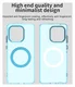 Motorola Edge 60 Fusion Hoesje MagSafe Backcover Semi-Transparant & Blauw afbeelding 9
