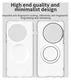 OnePlus 13 Hoesje MagSafe Backcover Semi-Transparant & Wit afbeelding 10