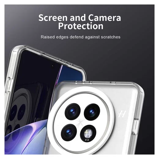 OnePlus 13 Hoesje MagSafe Backcover Semi-Transparant & Wit afbeelding 8