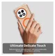 OnePlus 13 Hoesje MagSafe Backcover Semi-Transparant & Oranje afbeelding 8