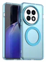 OnePlus 13 Hoesje MagSafe Backcover Semi-Transparant & Blauw