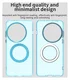 OnePlus 13 Hoesje MagSafe Backcover Semi-Transparant & Blauw afbeelding 10