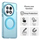 OnePlus 13 Hoesje MagSafe Backcover Semi-Transparant & Blauw afbeelding 2