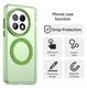 OnePlus 13 Hoesje MagSafe Backcover Semi-Transparant & Groen afbeelding 2