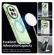 OnePlus 13 Hoesje MagSafe Backcover Semi-Transparant & Groen afbeelding 6