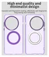 OnePlus 13 Hoesje MagSafe Backcover Semi-Transparant & Paars afbeelding 10