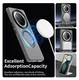 Honor Magic 7 Lite Hoesje MagSafe Backcover Semi-Transparant & Zwart afbeelding 6