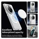 Honor Magic 7 Lite Hoesje MagSafe Backcover Semi-Transparant & Wit afbeelding 6