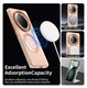 Honor Magic 7 Lite Hoesje MagSafe Backcover Semi-Transparant & Oranje afbeelding 6