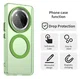 Honor Magic 7 Lite Hoesje MagSafe Backcover Semi-Transparant & Groen afbeelding 2