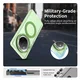 Honor Magic 7 Lite Hoesje MagSafe Backcover Semi-Transparant & Groen afbeelding 4