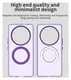 Honor Magic 7 Lite Hoesje MagSafe Backcover Semi-Transparant & Paars afbeelding 10