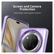 Honor Magic 7 Lite Hoesje MagSafe Backcover Semi-Transparant & Paars afbeelding 8