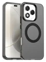 Honor 400 Lite Hoesje MagSafe Backcover Semi-Transparant & Zwart