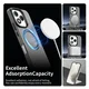 Honor 400 Lite Hoesje MagSafe Backcover Semi-Transparant & Zwart afbeelding 4