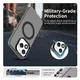 Honor 400 Lite Hoesje MagSafe Backcover Semi-Transparant & Zwart afbeelding 6