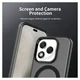 Honor 400 Lite Hoesje MagSafe Backcover Semi-Transparant & Zwart afbeelding 8