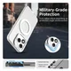 Honor 400 Lite Hoesje MagSafe Backcover Semi-Transparant & Wit afbeelding 6