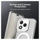 Honor 400 Lite Hoesje MagSafe Backcover Semi-Transparant & Wit afbeelding 8