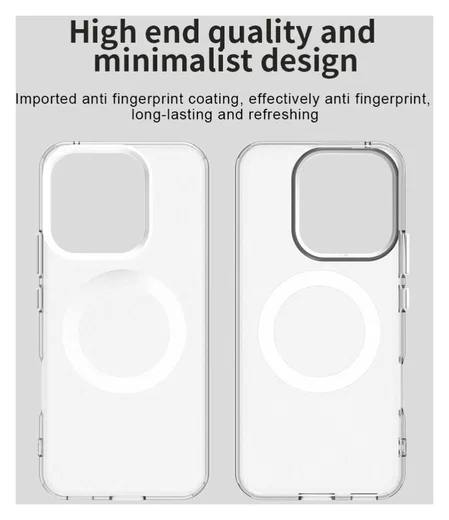 Honor 400 Lite Hoesje MagSafe Backcover Semi-Transparant & Wit afbeelding 9