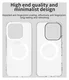 Honor 400 Lite Hoesje MagSafe Backcover Semi-Transparant & Wit afbeelding 9