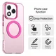 Honor 400 Lite Hoesje MagSafe Backcover Semi-Transparant & Roze afbeelding 2