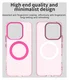 Honor 400 Lite Hoesje MagSafe Backcover Semi-Transparant & Roze afbeelding 9