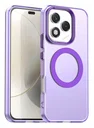Honor 400 Lite Hoesje MagSafe Backcover Semi-Transparant & Paars