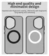 Honor 400 Hoesje MagSafe Backcover Semi-Transparant & Zwart afbeelding 9
